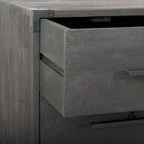 Ward 34L x 18W Brown Wood and Iron 3 Drawer Accent Cabinet from Mercana - Luna Furniture