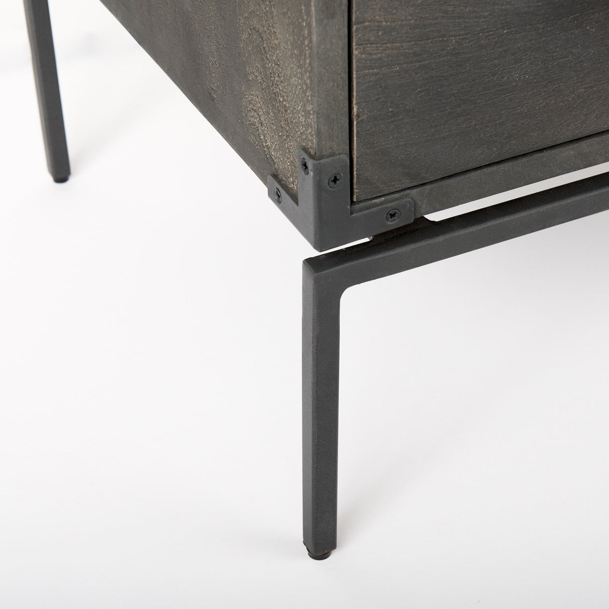 Ward 34L x 18W Brown Wood and Iron 3 Drawer Accent Cabinet from Mercana - Luna Furniture