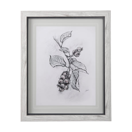Saskatoonberry by Mercana Studio Hand Embellished Framed Art Print Matted under Glass from Mercana - Luna Furniture