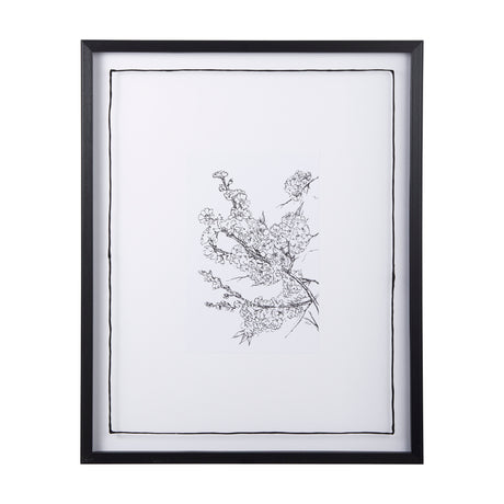 Spring Blooming V by Mercana Studio a Hand Embellished Textured Framed Art Print Matted under Glass from Mercana - Luna Furniture