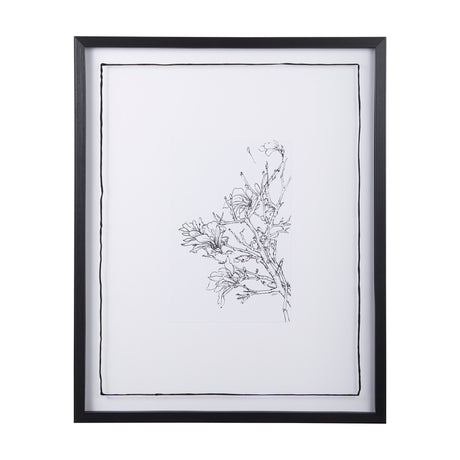 Spring Blooming VI by Mercana Studio a Hand Embellished Textured Framed Art Print Matted under Glass from Mercana - Luna Furniture