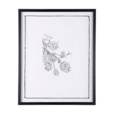 Spring Blooming IX by Mercana Studio a Hand Embellished Textured Framed Art Print Matted under Glass from Mercana - Luna Furniture