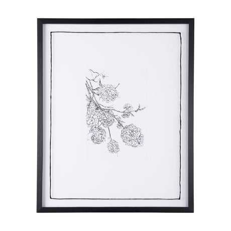 Spring Blooming IX by Mercana Studio a Hand Embellished Textured Framed Art Print Matted under Glass from Mercana - Luna Furniture