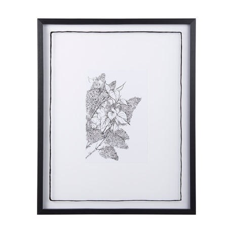 Spring Blooming XI by Mercana Studio a Hand Embellished Textured Framed Art Print Matted under Glass from Mercana - Luna Furniture