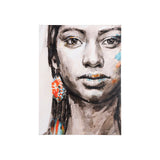 Unity I Woman (L) by Mercana Studio a Hand Embellished Textured Canvas from Mercana - Luna Furniture
