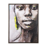 Unity IV Woman (FL) by Mercana Studio a Hand Embellished Textured Framed Canvas from Mercana - Luna Furniture