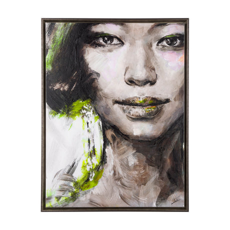 Unity VI Woman (FL) by Mercana Studio a Hand Embellished Textured Framed Canvas from Mercana - Luna Furniture