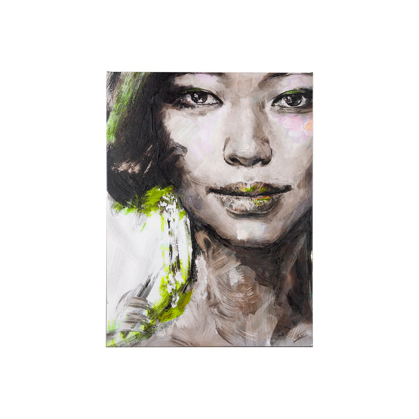 Unity VI Woman (S) by Mercana Studio a Hand Embellished Textured Canvas