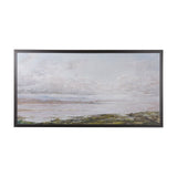 Sea View by Mercana Studio a Hand Embellished Textured Framed Canvas from Mercana - Luna Furniture