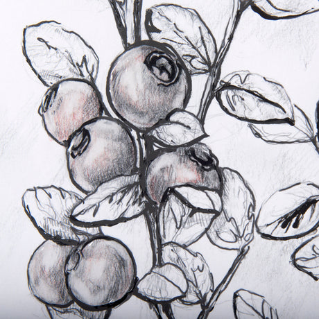 WildBerry Collection Hucklberry Mercana Studio Hand Embellished Framed Art Print Matted under Glass from Mercana - Luna Furniture
