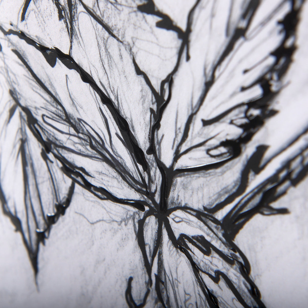 WildBerry Collection Blackberry Mercana Studio Hand Embellished Framed Art Print Matted under Glass from Mercana - Luna Furniture