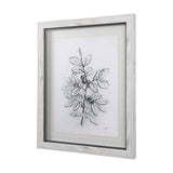 WildBerry Collection Blueberry by Mercana Studio Hand Embellished Framed Art Print Matted under Glas from Mercana - Luna Furniture