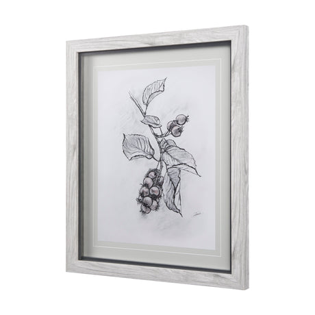 Saskatoonberry by Mercana Studio Hand Embellished Framed Art Print Matted under Glass from Mercana - Luna Furniture