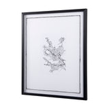 Spring Blooming V by Mercana Studio a Hand Embellished Textured Framed Art Print Matted under Glass from Mercana - Luna Furniture