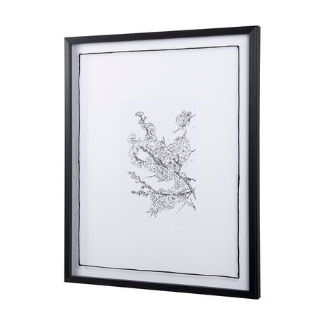 Spring Blooming V by Mercana Studio a Hand Embellished Textured Framed Art Print Matted under Glass from Mercana - Luna Furniture