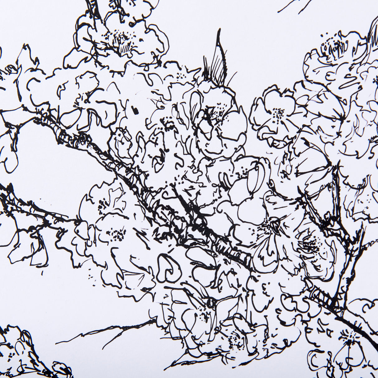 Spring Blooming V by Mercana Studio a Hand Embellished Textured Framed Art Print Matted under Glass from Mercana - Luna Furniture