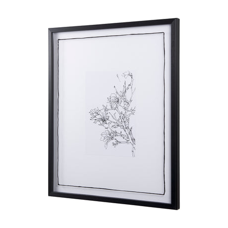 Spring Blooming VI by Mercana Studio a Hand Embellished Textured Framed Art Print Matted under Glass from Mercana - Luna Furniture