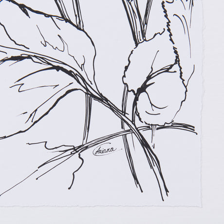Spring Blooming VIII by Mercana Studio Hand Embellished Textured Framed Art Print Matted under Glass from Mercana - Luna Furniture