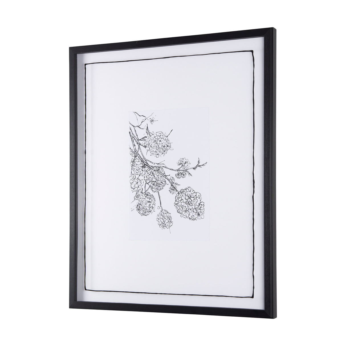 Spring Blooming IX by Mercana Studio a Hand Embellished Textured Framed Art Print Matted under Glass from Mercana - Luna Furniture