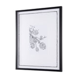 Spring Blooming IX by Mercana Studio a Hand Embellished Textured Framed Art Print Matted under Glass from Mercana - Luna Furniture
