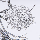 Spring Blooming IX by Mercana Studio a Hand Embellished Textured Framed Art Print Matted under Glass from Mercana - Luna Furniture