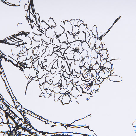 Spring Blooming IX by Mercana Studio a Hand Embellished Textured Framed Art Print Matted under Glass from Mercana - Luna Furniture