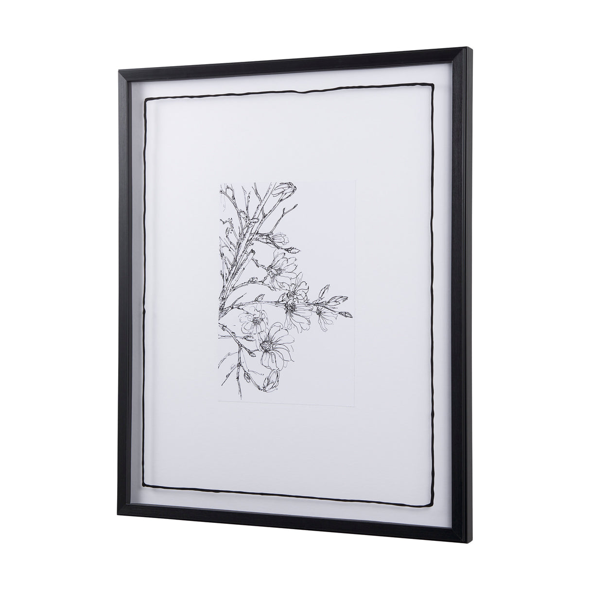 Spring Blooming X by Mercana Studio a Hand Embellished Textured Framed Art Print Matted under Glass from Mercana - Luna Furniture