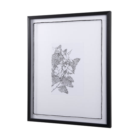 Spring Blooming XI by Mercana Studio a Hand Embellished Textured Framed Art Print Matted under Glass from Mercana - Luna Furniture