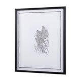 Spring Blooming XII by Mercana Studio Hand Embellished Textured Framed Art Print Matted under Glass from Mercana - Luna Furniture