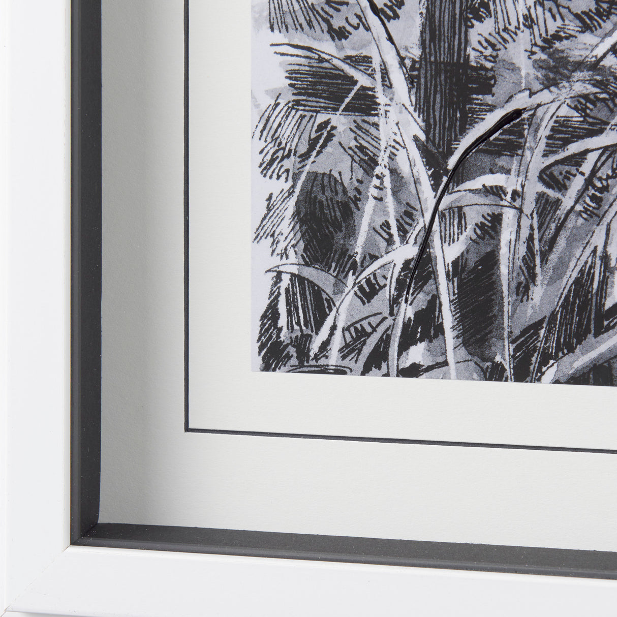Farm View I by Mercana Studio a Hand Embellished Textured Framed Art Print Matted under Glass from Mercana - Luna Furniture