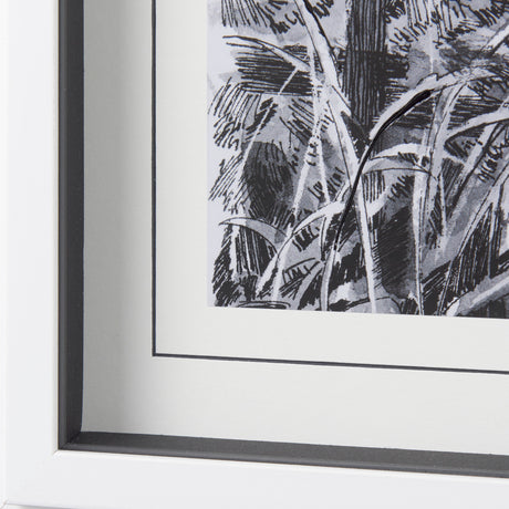 Farm View I by Mercana Studio a Hand Embellished Textured Framed Art Print Matted under Glass from Mercana - Luna Furniture