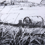Farm View I by Mercana Studio a Hand Embellished Textured Framed Art Print Matted under Glass from Mercana - Luna Furniture
