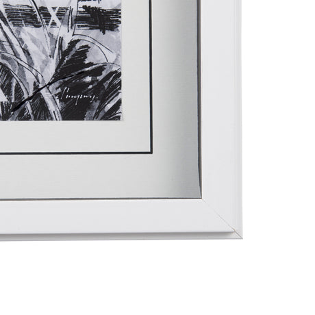 Farm View II by Mercana Studio a Hand Embellished Textured Framed Art Print Matted under Glass from Mercana - Luna Furniture