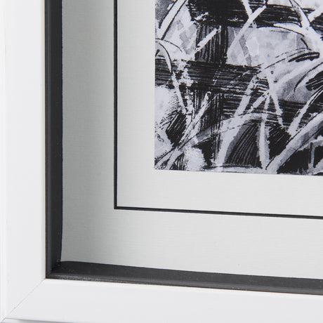 Farm View II by Mercana Studio a Hand Embellished Textured Framed Art Print Matted under Glass from Mercana - Luna Furniture