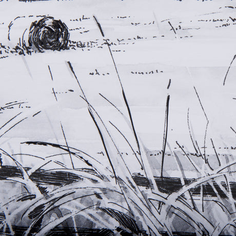 Farm View II by Mercana Studio a Hand Embellished Textured Framed Art Print Matted under Glass from Mercana - Luna Furniture