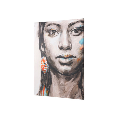 Unity I Woman (L) by Mercana Studio a Hand Embellished Textured Canvas from Mercana - Luna Furniture