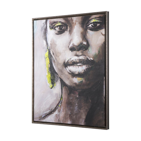 Unity IV Woman (FL) by Mercana Studio a Hand Embellished Textured Framed Canvas from Mercana - Luna Furniture