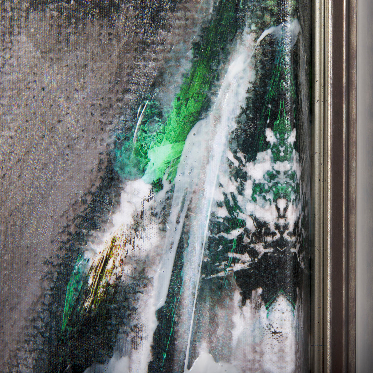 Unity V Woman (FL) by Mercana Studio a Hand Embellished Textured Framed Canvas from Mercana - Luna Furniture