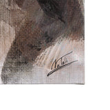 Unity VI Woman (S) by Mercana Studio a Hand Embellished Textured Canvas from Mercana - Luna Furniture