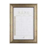 MENU I by Mercana Studio a Hand Embellished Textured Framed Art Print Matted under Glass from Mercana - Luna Furniture