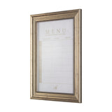 MENU I by Mercana Studio a Hand Embellished Textured Framed Art Print Matted under Glass from Mercana - Luna Furniture