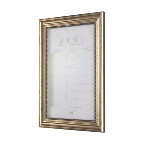 MENU I by Mercana Studio a Hand Embellished Textured Framed Art Print Matted under Glass from Mercana - Luna Furniture