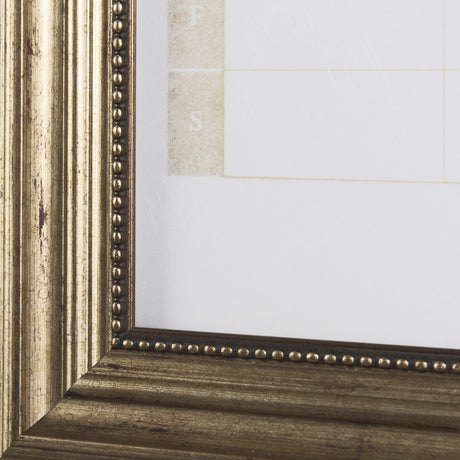 MENU I by Mercana Studio a Hand Embellished Textured Framed Art Print Matted under Glass from Mercana - Luna Furniture