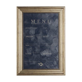 MENU II by Mercana Studio a Hand Embellished Textured Framed Art Print Matted under Glass from Mercana - Luna Furniture