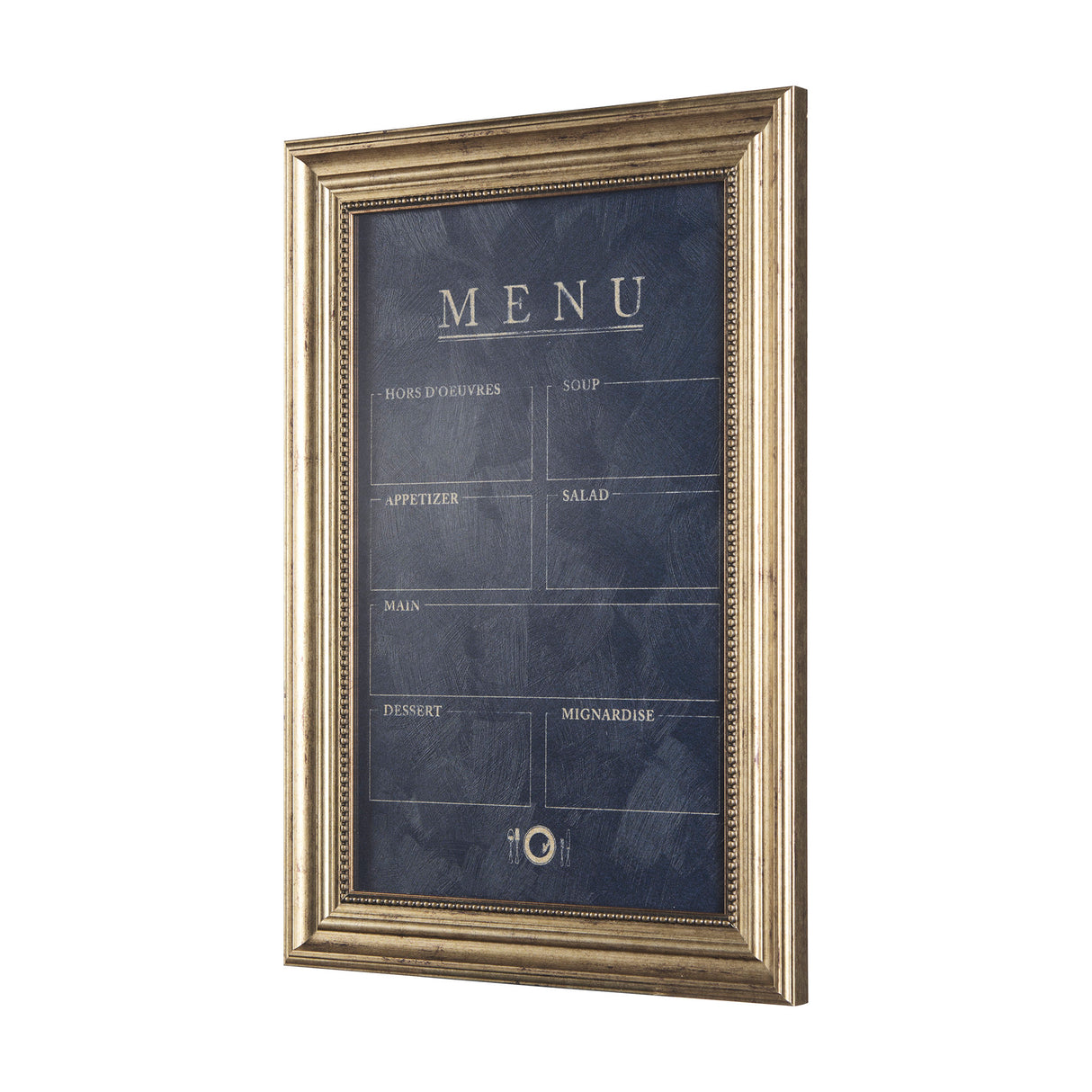 MENU II by Mercana Studio a Hand Embellished Textured Framed Art Print Matted under Glass from Mercana - Luna Furniture