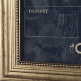 MENU II by Mercana Studio a Hand Embellished Textured Framed Art Print Matted under Glass from Mercana - Luna Furniture