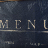 MENU II by Mercana Studio a Hand Embellished Textured Framed Art Print Matted under Glass from Mercana - Luna Furniture
