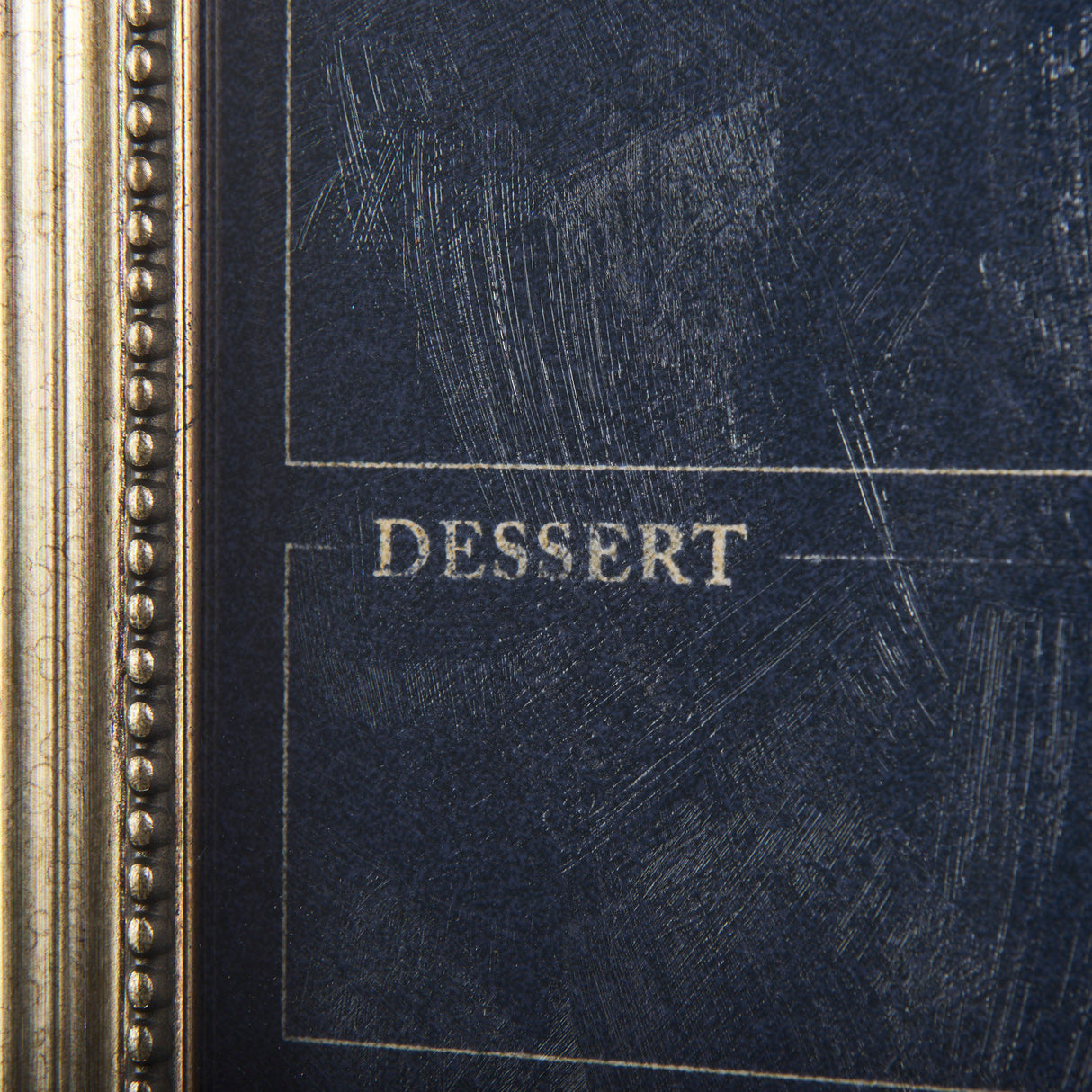 MENU II by Mercana Studio a Hand Embellished Textured Framed Art Print Matted under Glass from Mercana - Luna Furniture