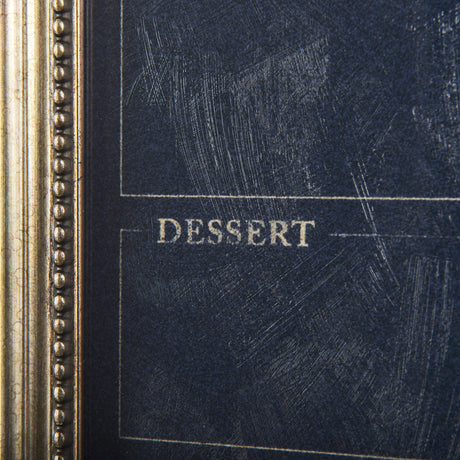 MENU II by Mercana Studio a Hand Embellished Textured Framed Art Print Matted under Glass from Mercana - Luna Furniture