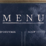 MENU II by Mercana Studio a Hand Embellished Textured Framed Art Print Matted under Glass from Mercana - Luna Furniture
